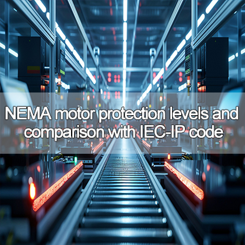 NEMA motor protection levels and comparison with IEC-IP code