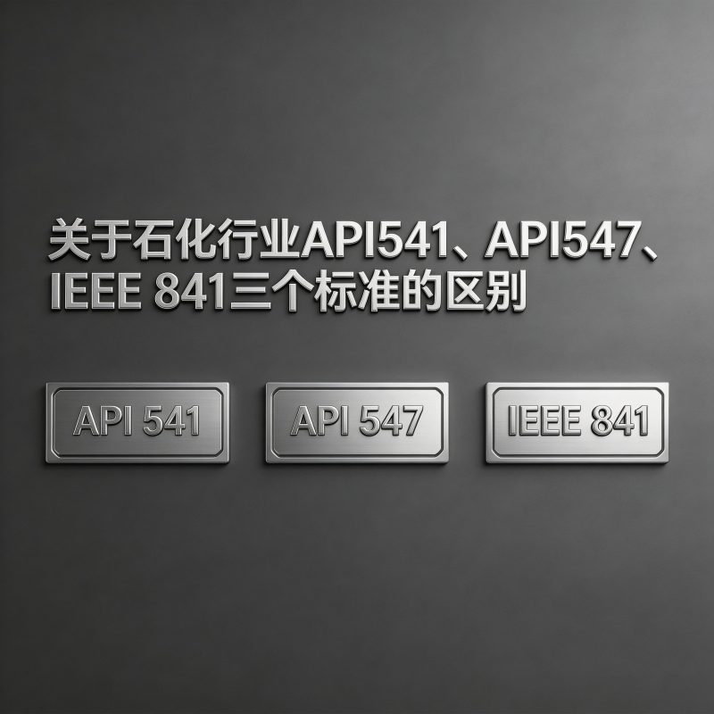 關(guān)于石化行業(yè)API 541、API547、IEEE 841三個(gè)標(biāo)準(zhǔn)