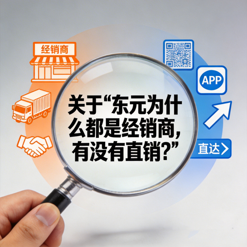 關(guān)于&ldquo;東元為什么都是經(jīng)銷(xiāo)商，有沒(méi)有直銷(xiāo)？&rdquo;