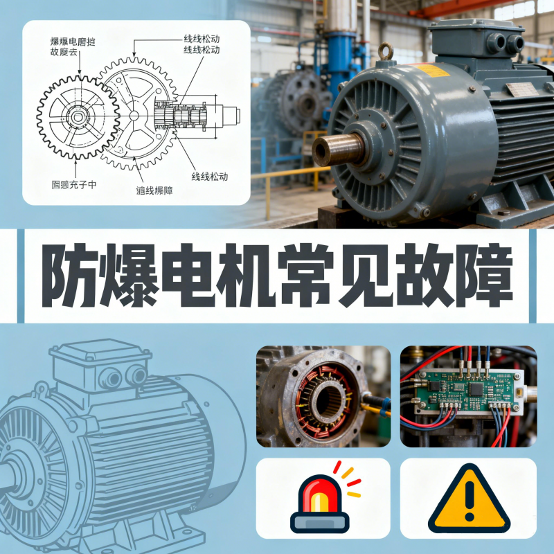 防爆電機(jī)常見(jiàn)故障