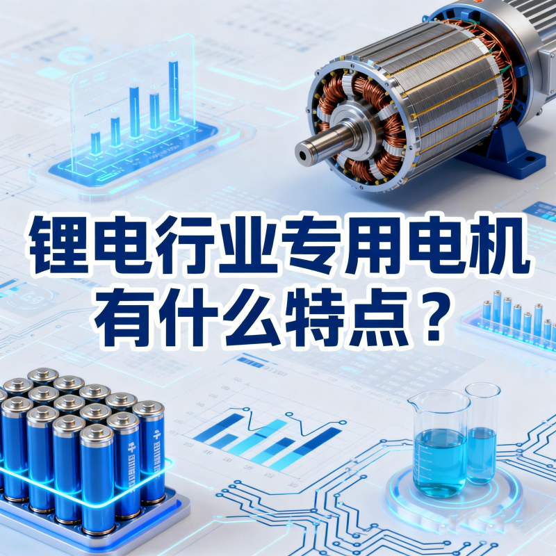 鋰電行業(yè)專(zhuān)用電機(jī)有什么特點(diǎn)？